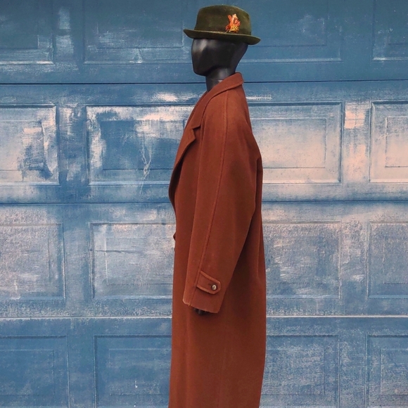 Mario Valente Men's Rare Italian Cashmere Wool Luxury Full Length Coat (Italy) - Picture 12 of 17